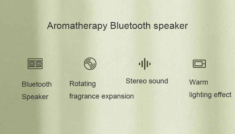 Retro Disc Aromatherapy Bluetooth Speaker Bedroom Atmosphere Light Home Decoration Vinyl Record Music Player Audio Night Light