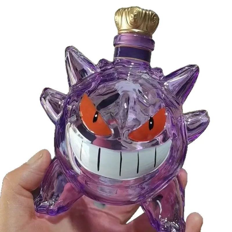 Gengar Crown Royal Whiskey Bottle Empty Glass Bottle Gift
