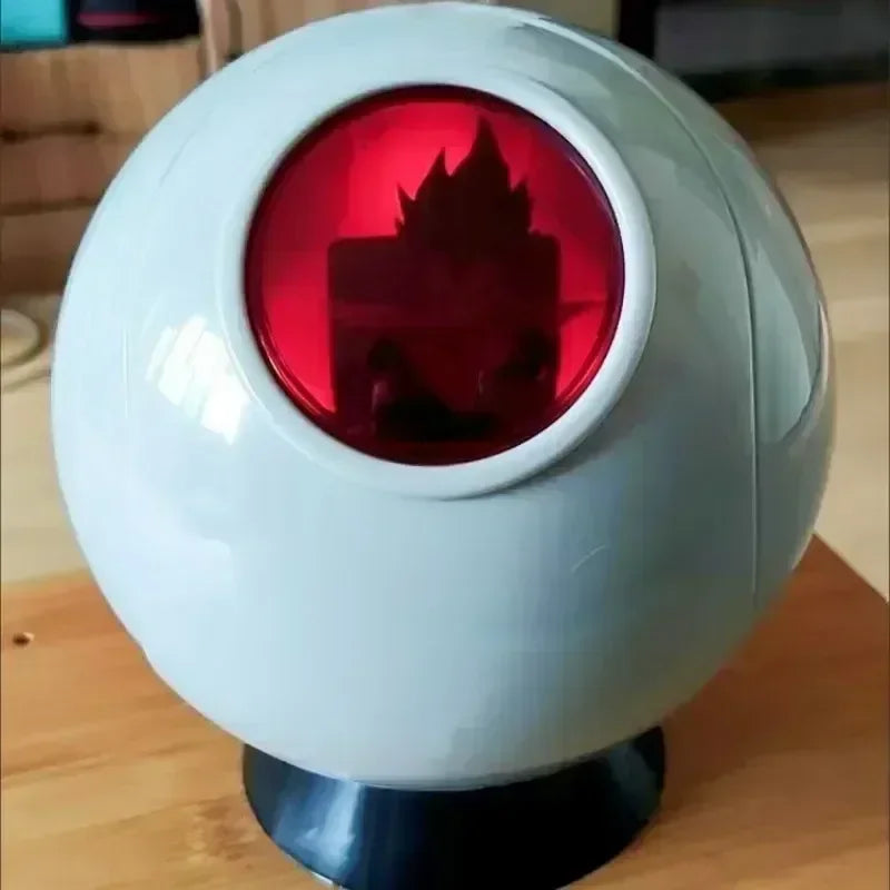 Dragon Ball Super Saiyan Goku Vegeta Space Capsule Spaceship Luminous Decoration Model Desktop Ornaments Collections Toy Gift