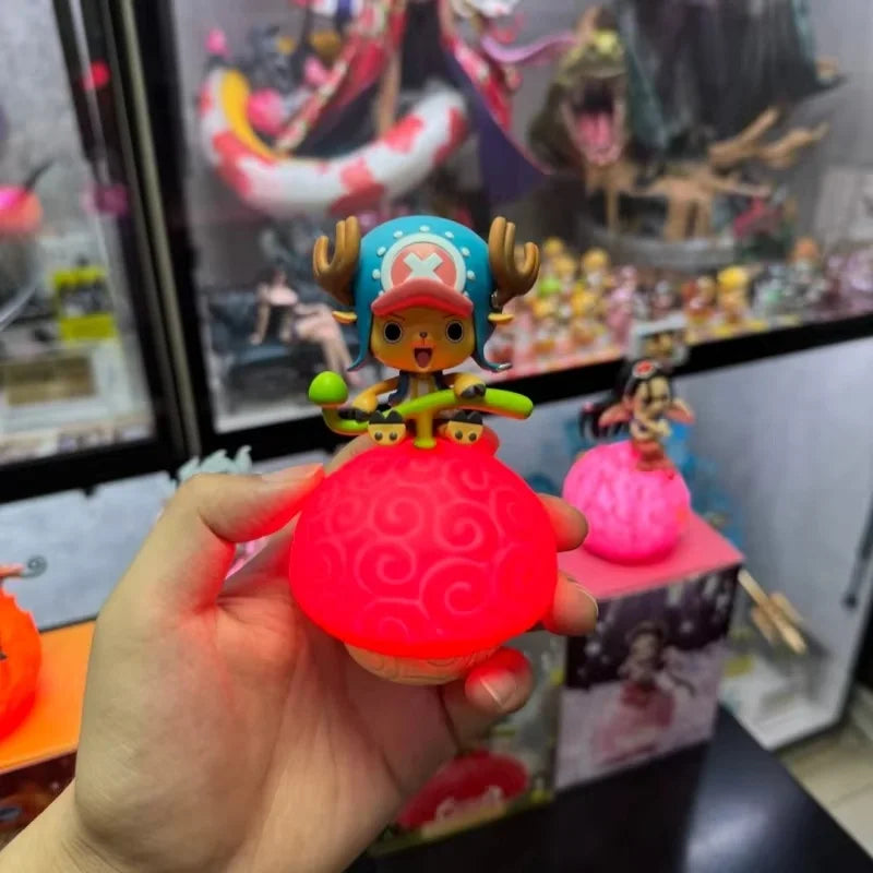 New Hot One Piece Themed Night Light - Devil Fruit Style Robin & Ace Anime Figurine Model Kawaii Desktop Lamp Toys Perfect Gifts