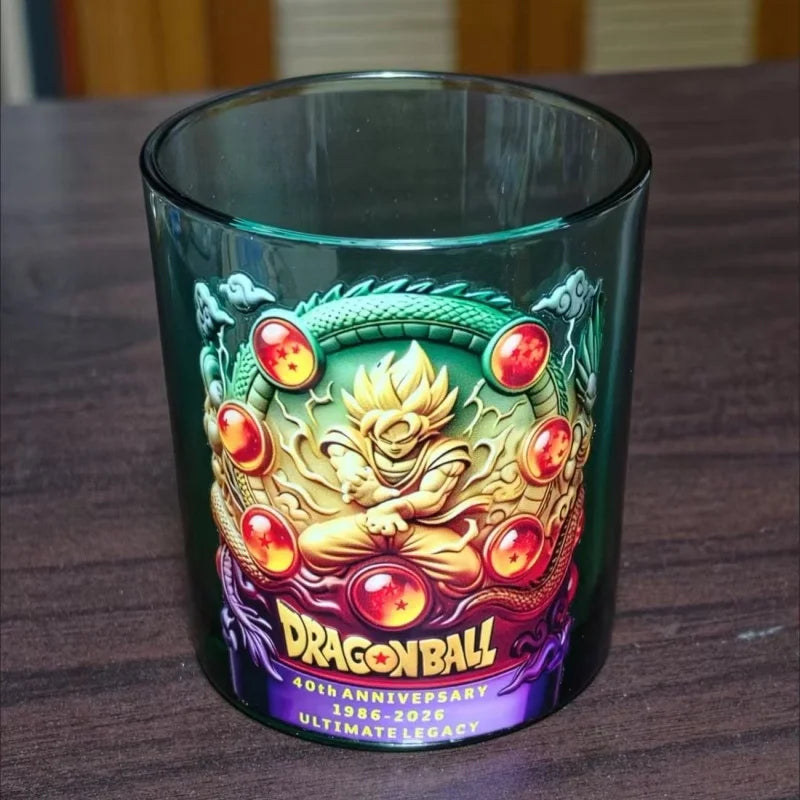Dragon Ball 30Th Anniversary Whiskey Tumbler Cup Son Goku Master Roshi Shenron Glass Drinkware Coffee Cup Anime Mug Gift