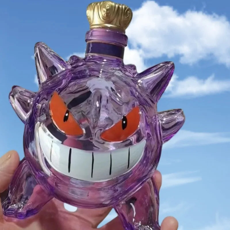 Gengar Crown Royal Whiskey Bottle Empty Glass Bottle Gift