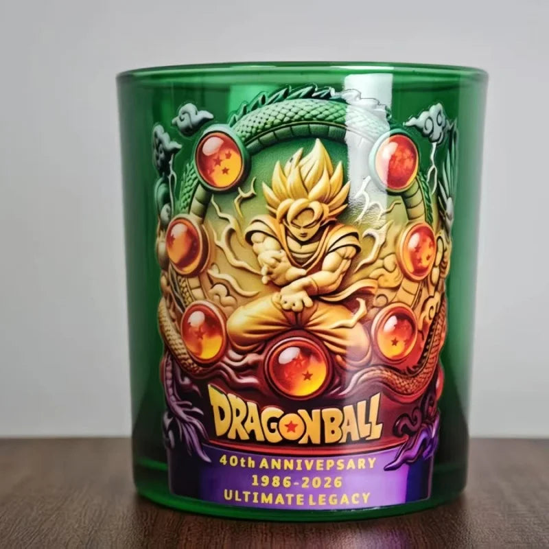 Dragon Ball 30Th Anniversary Whiskey Tumbler Cup Son Goku Master Roshi Shenron Glass Drinkware Coffee Cup Anime Mug Gift