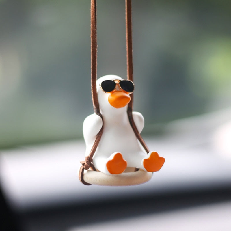 Coole Autospiegel-Ente