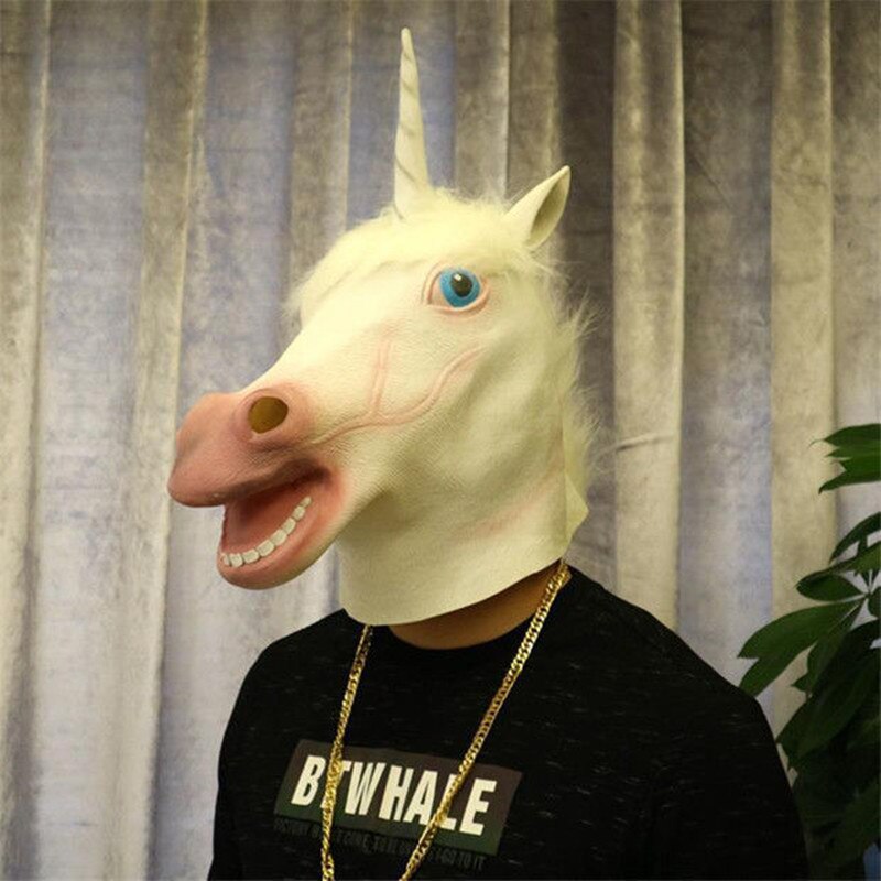 Witzige Masken für Halloween