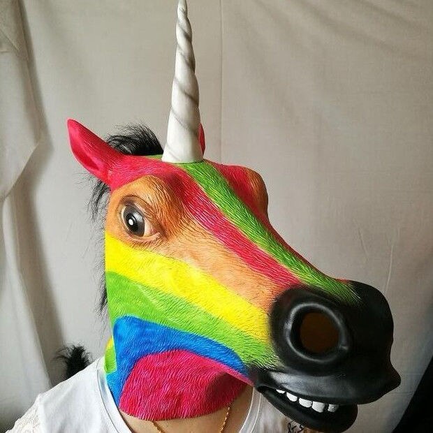 Witzige Masken für Halloween